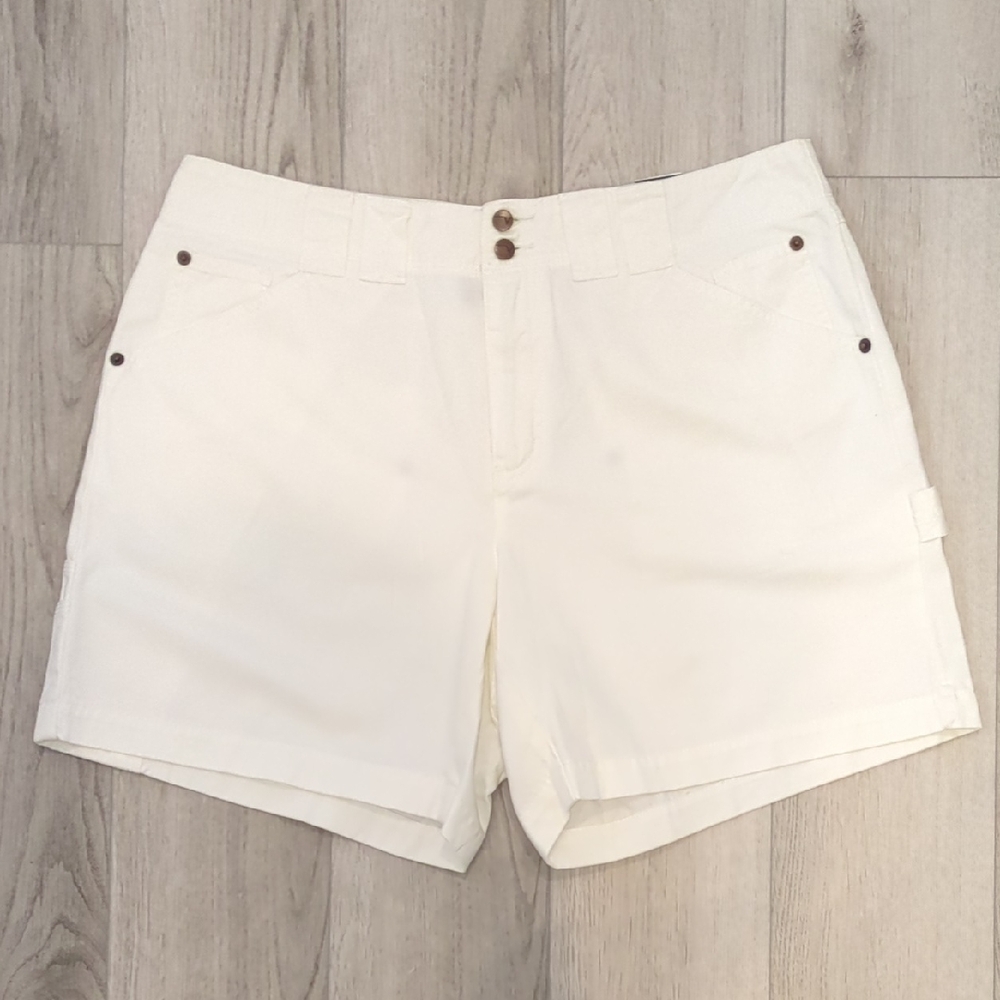 Venezia White Women's Bermuda Shorts